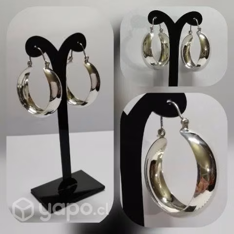 Aritos de plata
