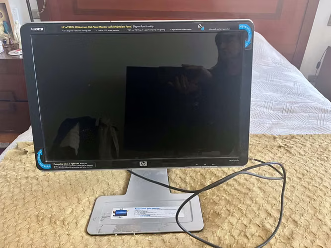 MONITOR HP 22" w2207 widescreen pantalla ancha