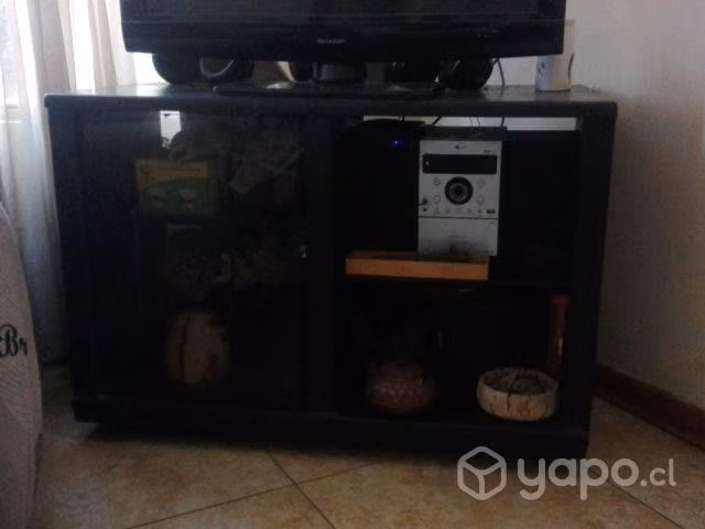 sillones y rack de tv
