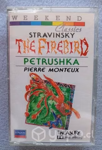 Cassette Stravinsky The Firebird, año 1971