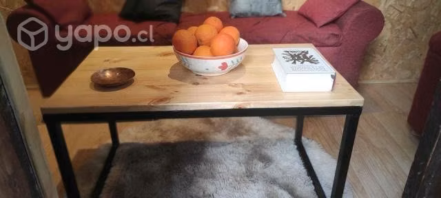 Mesa de centro + arrimo industrial NUEVOS