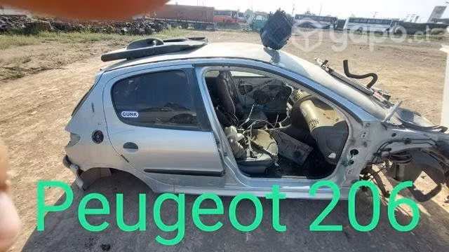 Puerta trasera derecha Peugeot 206