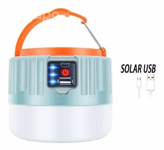 Lampara De Camping Usb Solar De Emergencia Multifu