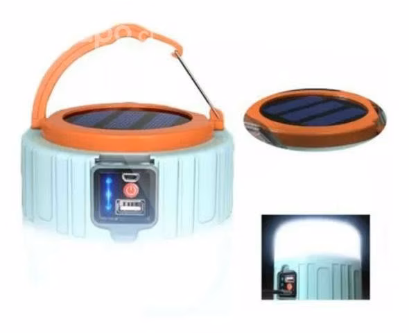 Lampara De Camping Usb Solar De Emergencia Multifu - Imagen 3