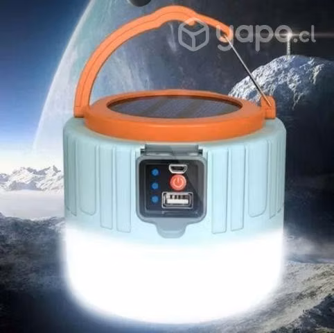 Lampara De Camping Usb Solar De Emergencia Multifu - Imagen 4