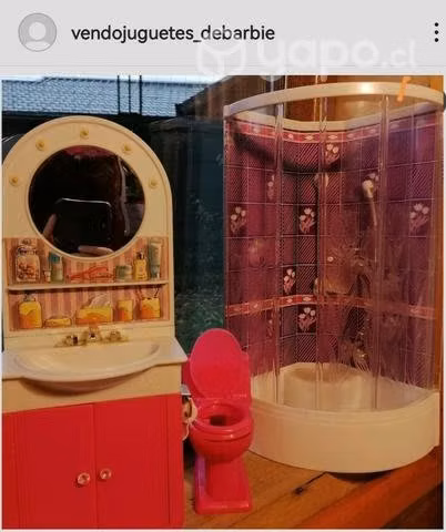 Set de baño para muñecas Barbie