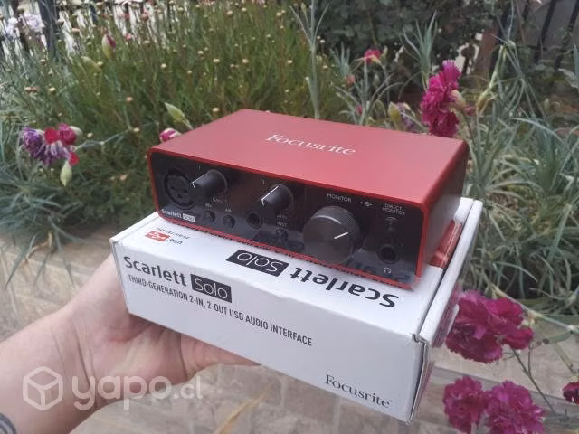 Focusrite Scarlett SOLO 3ra generación