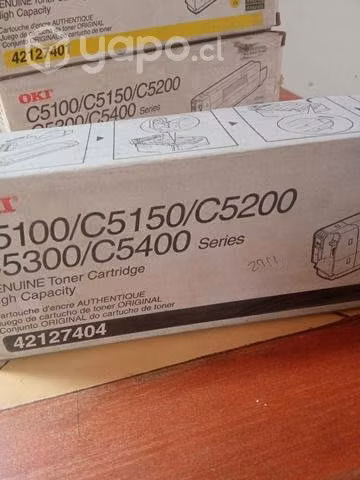 Tóner originales Marca oki C5100-150-200-300 yC54