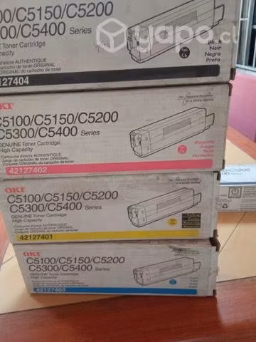 Tóner originales Marca oki C5100-150-200-300 yC54