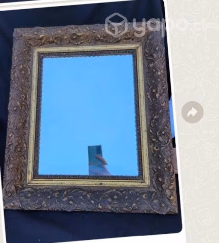 Espejo antiguo. Hay dos diferentes. Precio x unida - Imagen 3