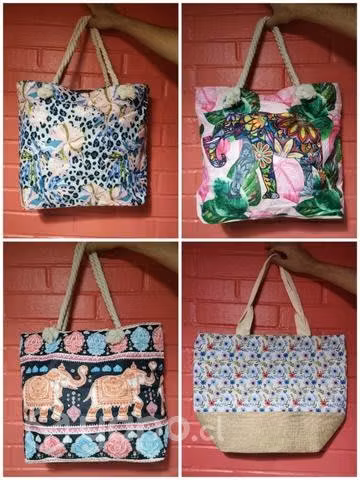 Bolsos juvenil y playeros, toallas Capuchas