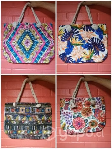Bolsos juvenil y playeros, toallas Capuchas
