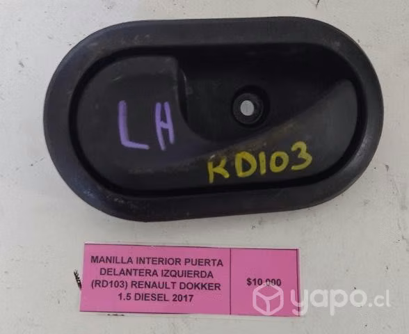 Manilla Interior Puerta Delantera Izquierda (RD103