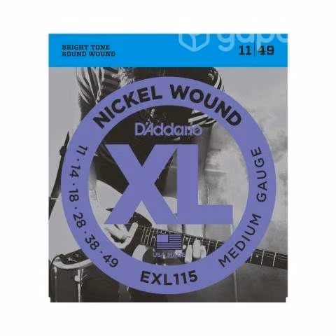 D'Addario EXL115 Cuerdas Guitarra Electrica 11-49
