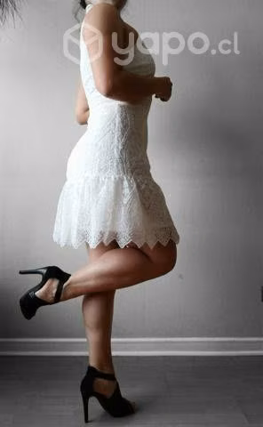 Vestido Blanco sin manga