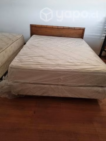 Cama box spring 2 plazas