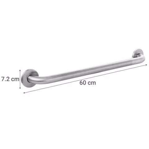 Barra De Seguridad Para Baño 60 Cms Acero Inox - Imagen 3