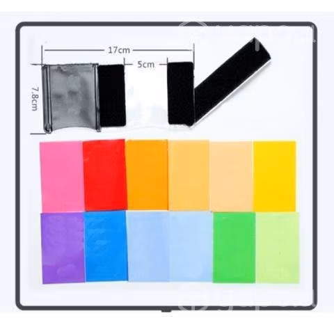 Filtro de gel para usar con flash