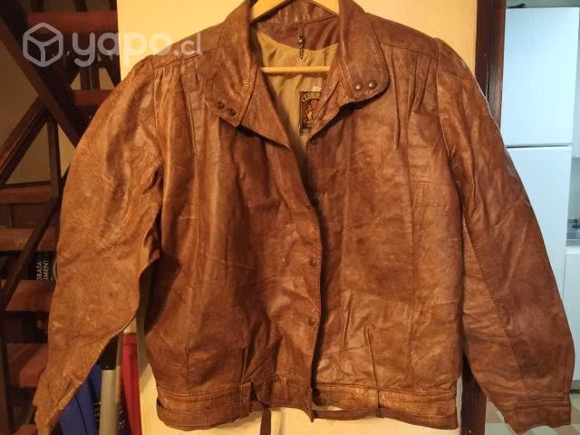 Chaqueta, cuero legitimo, talla L