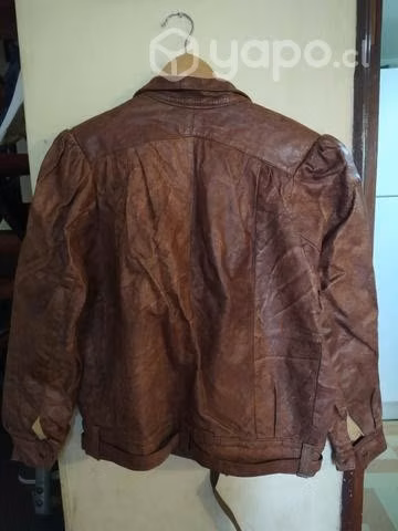 Chaqueta, cuero legitimo, talla L - Imagen 2
