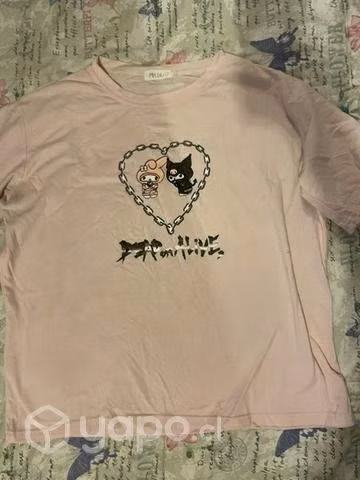 Polera my melody y kuromi