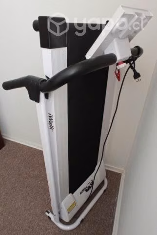 Trotadora/caminadora eléctrica IWALK blanca