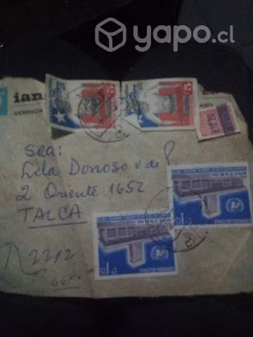 Estampilla correo de Chile - Imagen 2