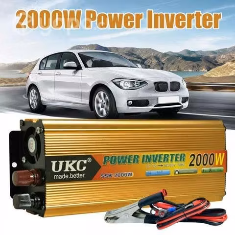 INVERSOR DE CORRIENTE-VOLTAJE 12v a 220v 2000w