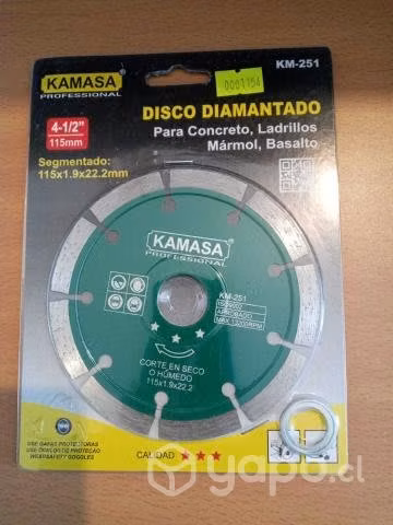 Disco diamantado 4.1/2"