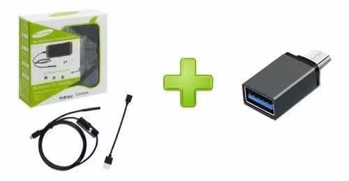 Pack 02 Camaras Sonda Endoscopio 2 Mtrs + Otg Tipo - Imagen 2