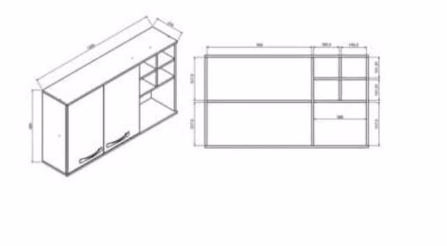 Mueble colgante de cocina o para despenza nuevo
