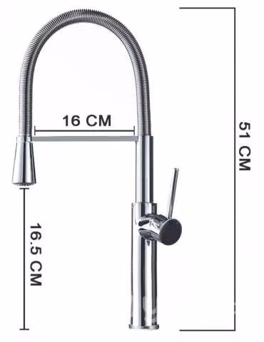Llave Monomando Lavaplatos Pro Alto - High Quality