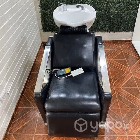 Lavapelo con sillón masajeador
