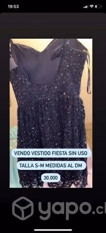 Vestido fiesta o graduación talla s-m