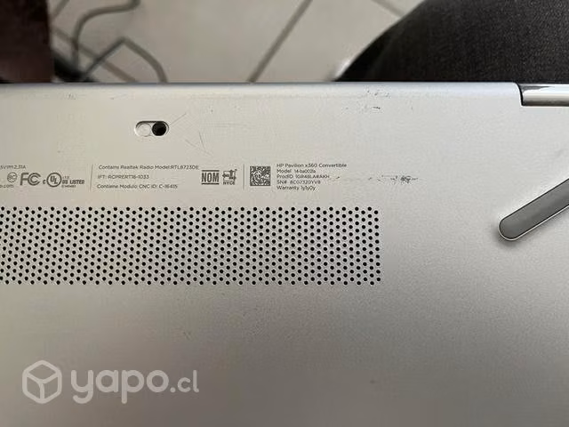 Notebook hp 360 i5