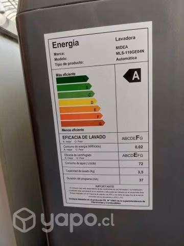 Lavadora MIDEA 11KG