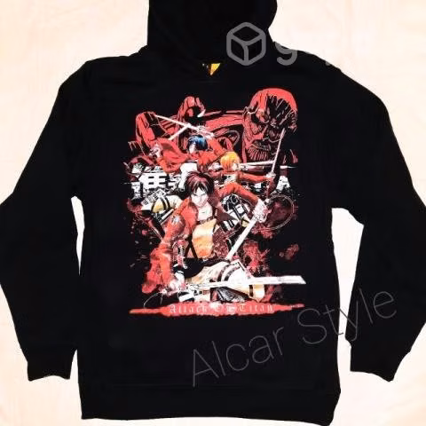 Poleron Attack on Titan Talla XS (14)/ Leer descri