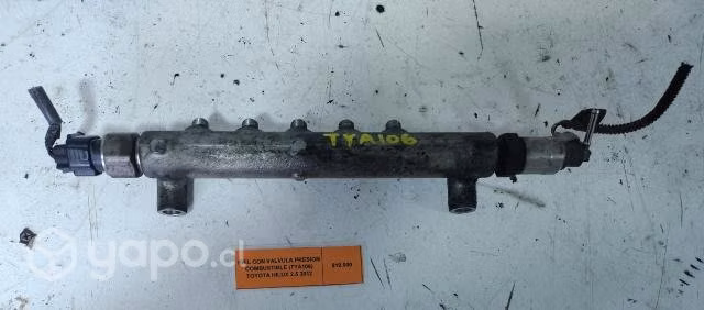 Riel Con Valvula Presion Combustible (TYA106) Toyo