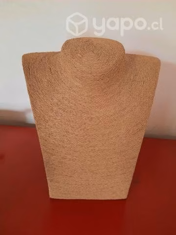 Soporte maniquí cuello para exposición de joyas