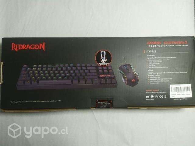 Teclado mecánico Redragon Kumara K-552 RGB + Mouse - Imagen 2