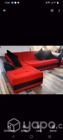 Sillón modular en L 2 cuerpos