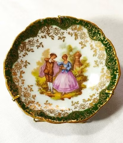 Porcelana Limoges 3 platos Colección - Imagen 6