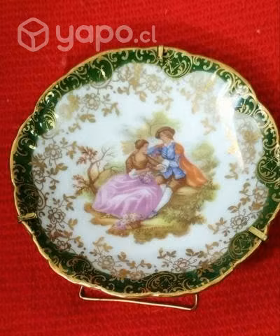 Porcelana Limoges 3 platos Colección - Imagen 4