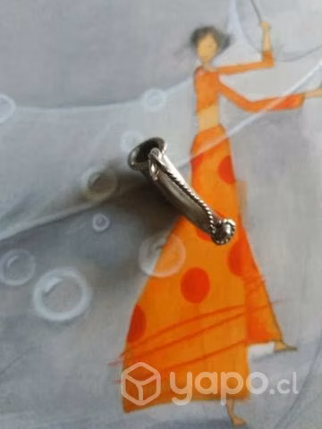 Colgante plata de ley nacional 925 cacho huaso