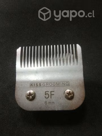 Peíne kiss grooming 5F 6mm para corte de perros