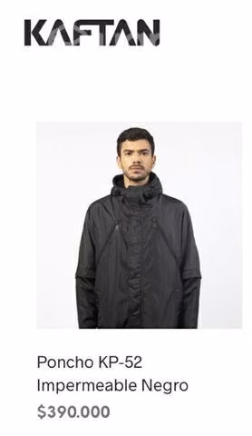 Poncho marca Kaftan