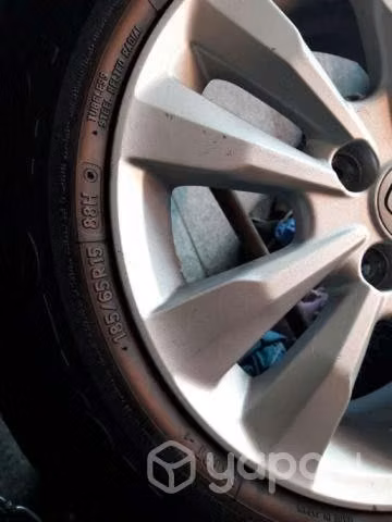 1 llanta de magnesio con neumático Honda Civic - Imagen 2