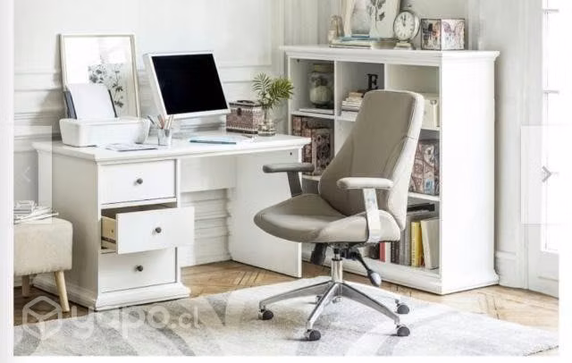 Escritorio Trivlum blanco grande a domicilio