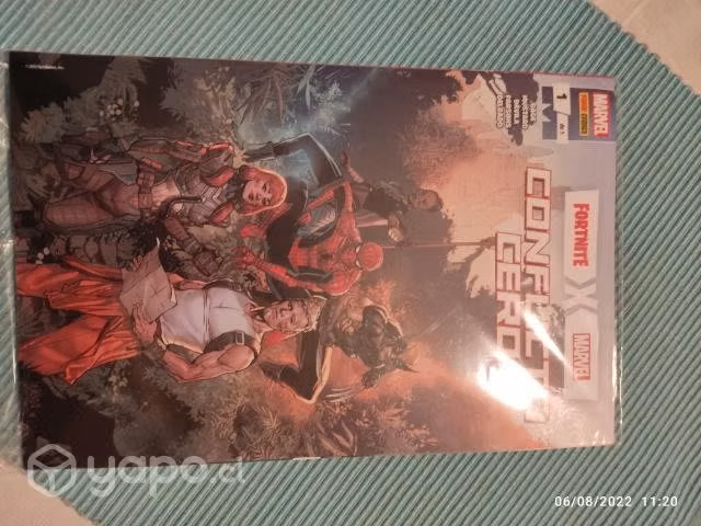 Cómic por fortnite x marvel