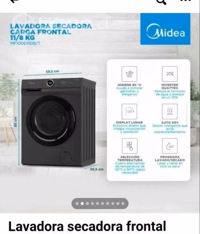 Lavadora secadora nueva sellada